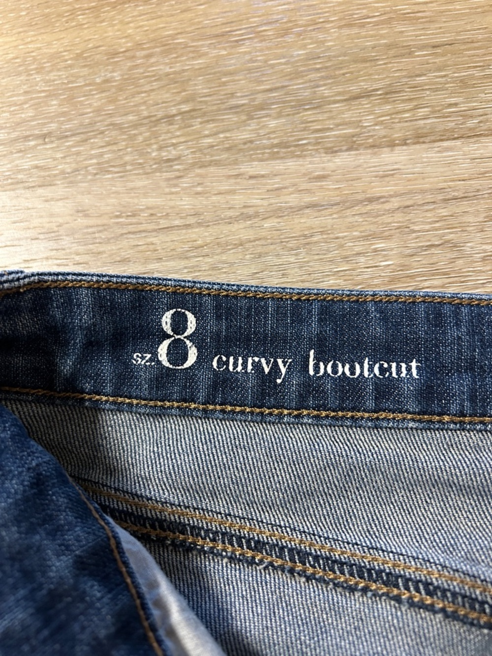 LOFT Curvy Bootcut Jeans Women's Size 8 - Picture 6 of 8